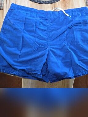 Lands' End Royal Blue Athletic Swim Shorts